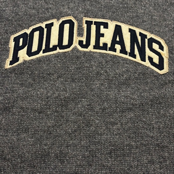 Polo Jeans Co. by Ralph Lauren wool vintage V-Neck Sweater - Picture 8 of 10